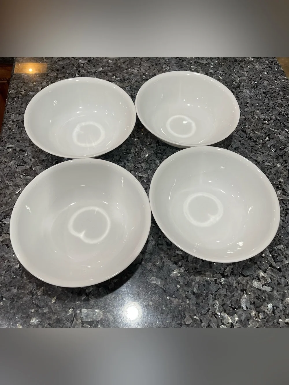Corelle White 8.5 inch Pasta Salad Dinner Bowls - Set of 4